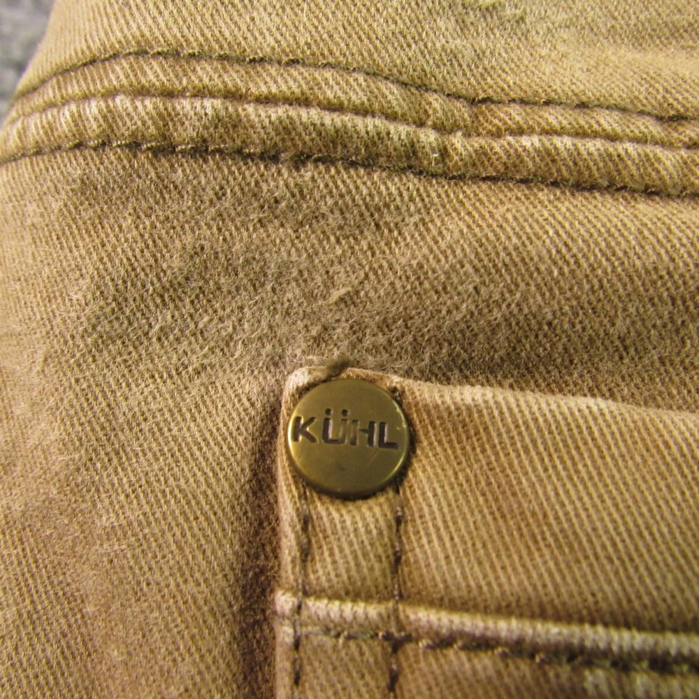 Kuhl Jean Mens 38x30 Rebel Pants Distressed Brown Hiking Outdoor Trail Rugged - Picture 10 of 16